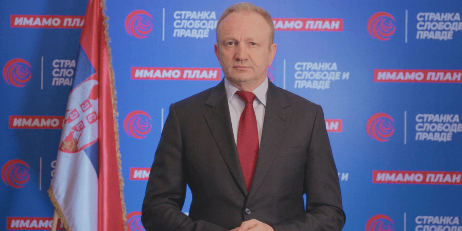 Dragan Đilas, predsednik Stranke slobode i pravde